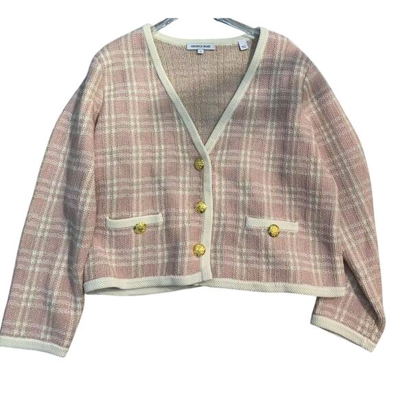 Veronica Beard Claudine Knit Jacket L - Picture 5 of 8